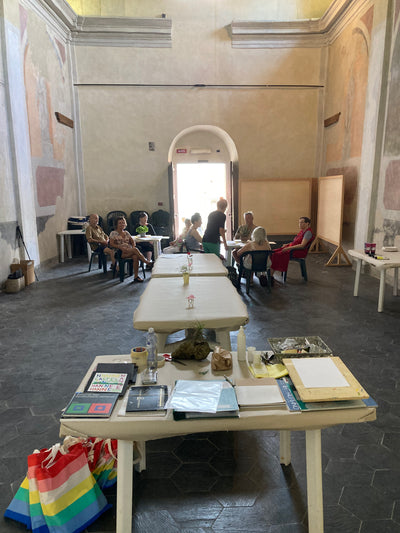 Atelier under malekursus