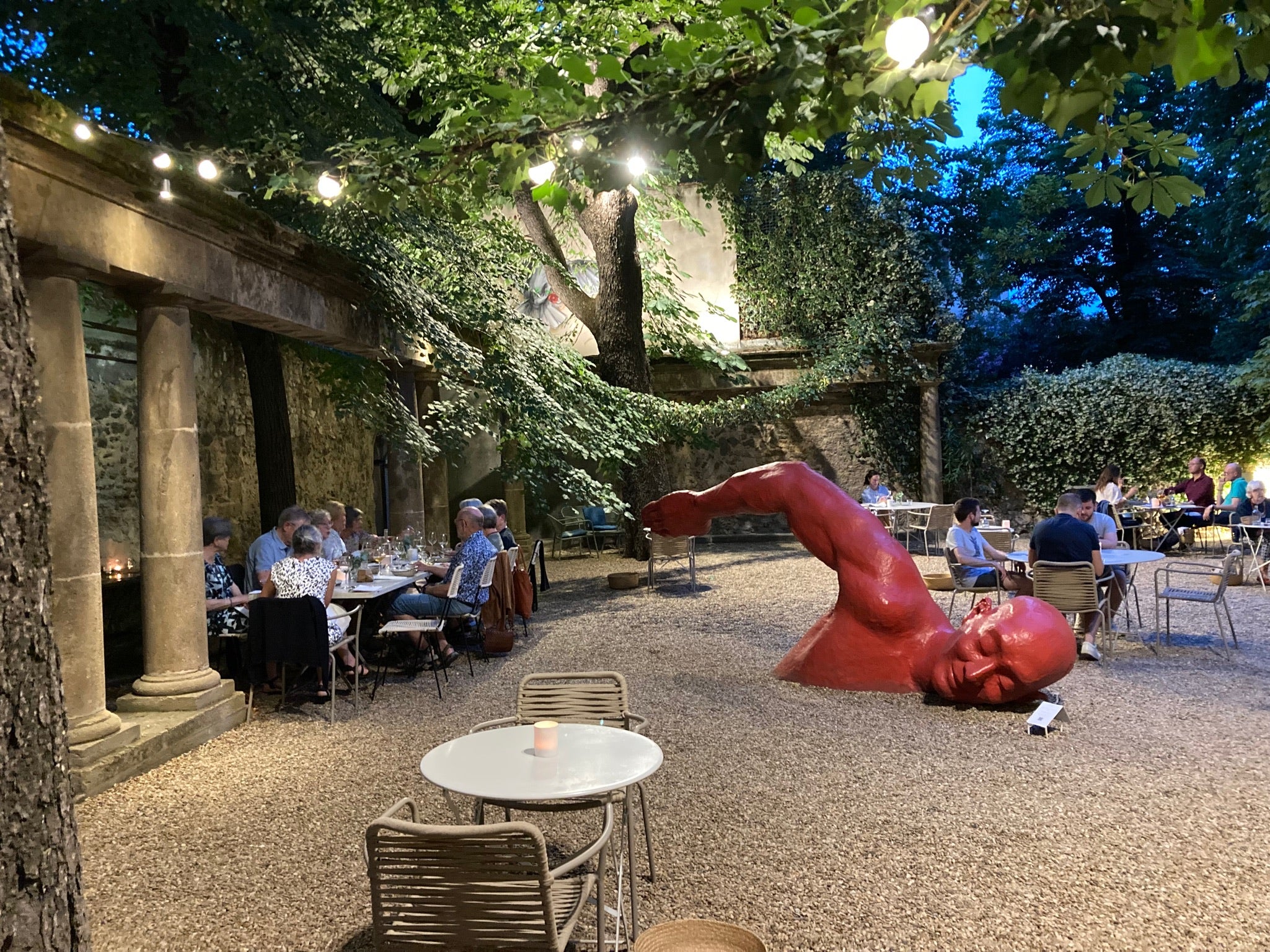 Middag på museum i Aix-en-Provence