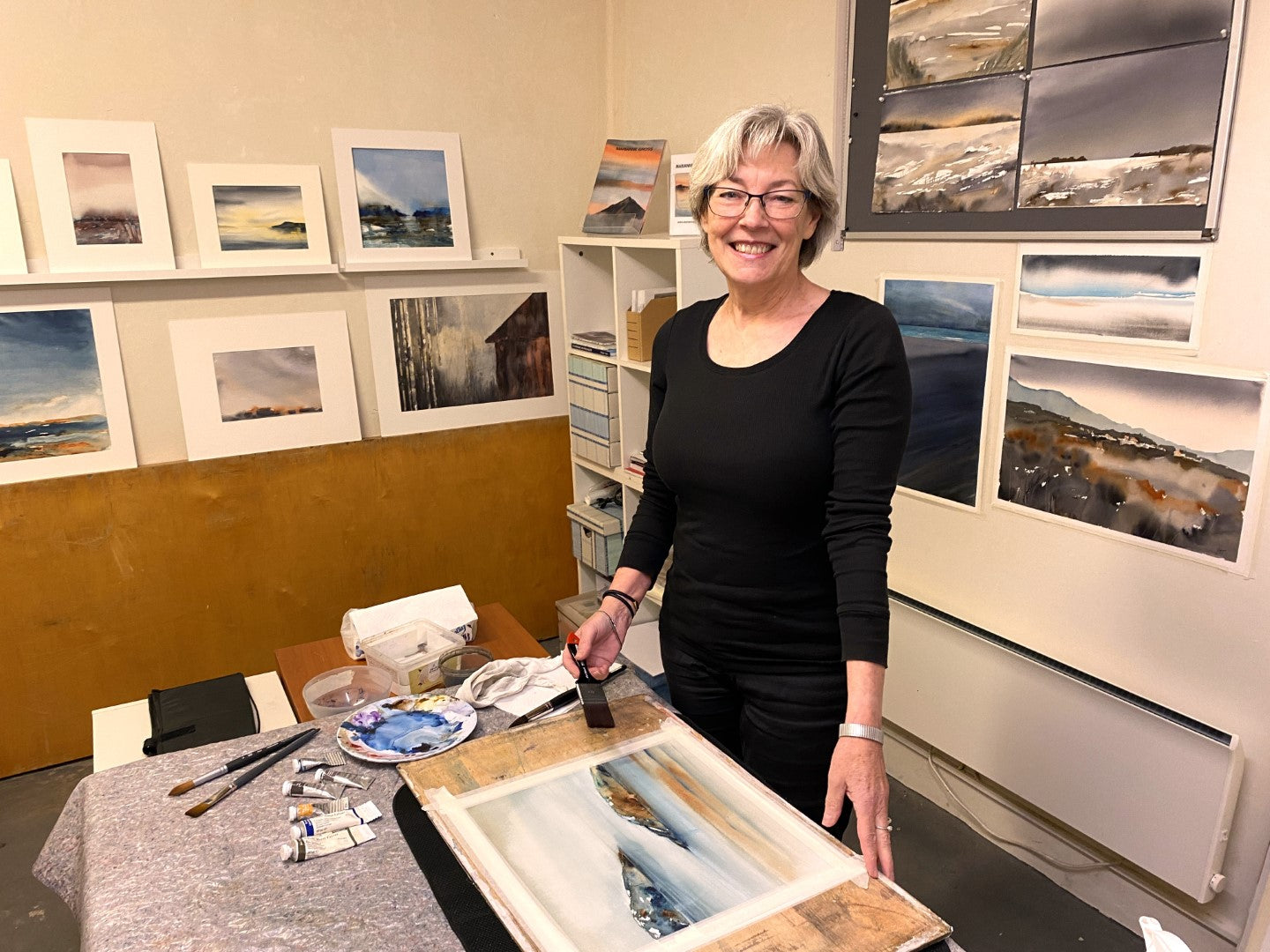 Akvarel med Marianne Gross