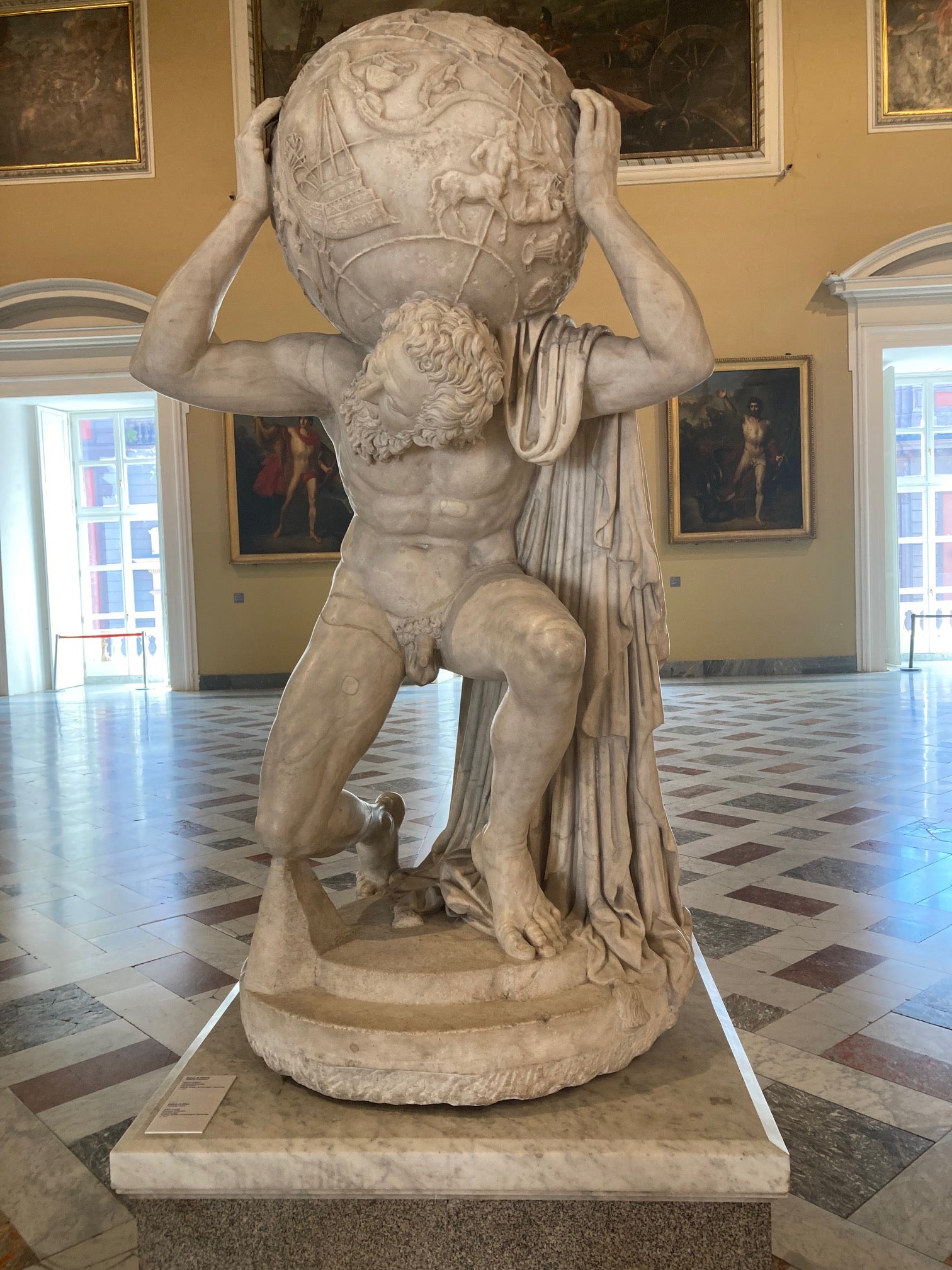 Fra det arkæologiske museum I napoli