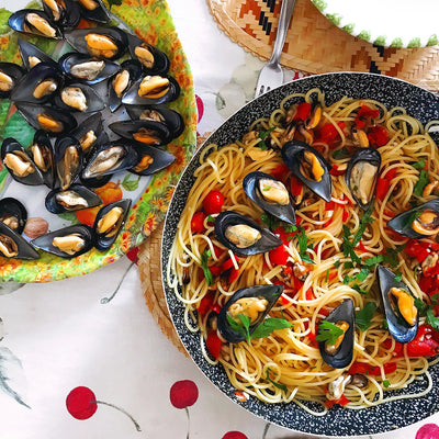 Pastaret med muslinger – madlavningsrejse Italien.