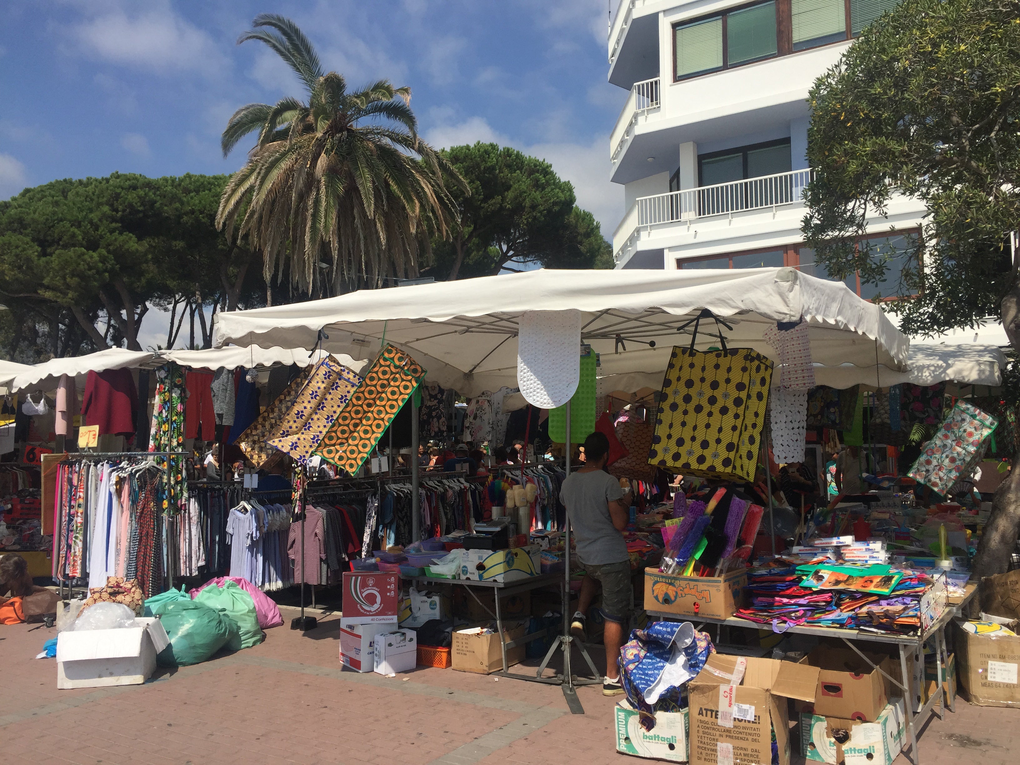 Markedsdag er om fredag i Ventimiglia