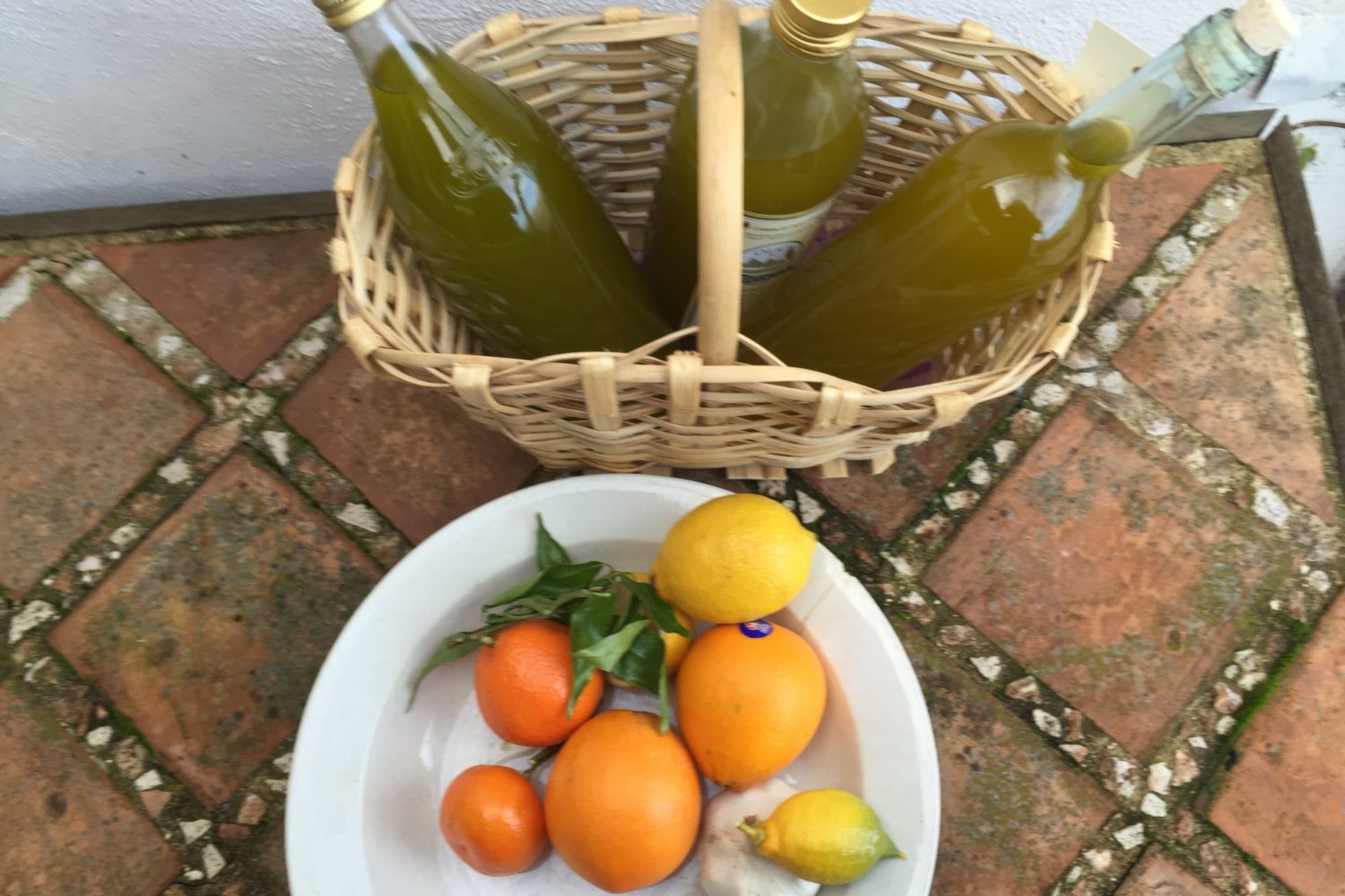olie og citrusfrugter fra italien
